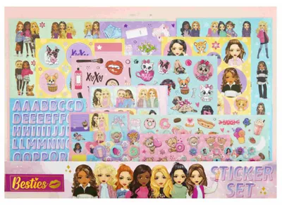 Productafbeelding van Besties Mega Sticker Set, 300 stuks.