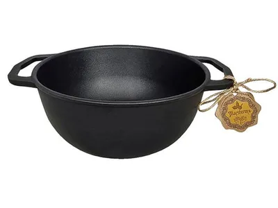 Produktbild von Gusseisentopf 6L Ø26 cm MAYSTERNYA T404 – Gusseisen Schmortopf für Induktion & alle Herdarten