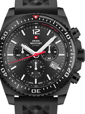 Produktbild von Swiss Military SM34093.05 Sport Chronograph Herrenuhr 45mm 10ATM