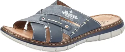 Produktbild von Rieker 25199, Herren Pantoletten, Blau (Denim/Jeans), 45 EU (10.5 UK)