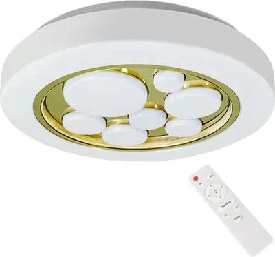 Produktbild von LED Deckenleuchte Bubbles Gold 30W 39 cm dimmbar Milagro ML8128 Fernbedienung