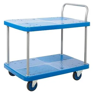 Obrázek produktu pro Platformový vozík, polypropylenová plošina, nosnost do 300 kg, rozměry: 930 mm x 900 mm x 600 mm