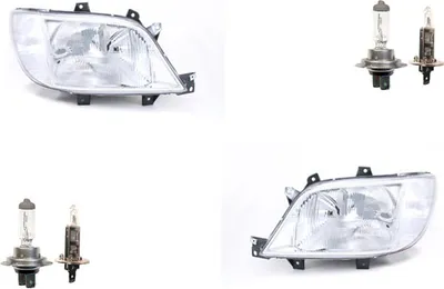 Immagine prodotto di Johns, Fari alogeni adatti per Mercedes Sprinter 901 904 00- con H7 H1 Set L R 9018201061 A9018201061 9018201161 A9018201161
