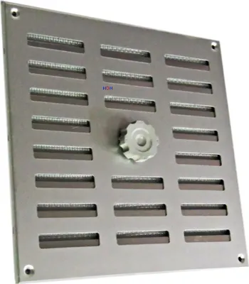 Produktbild von Lüftungsgitter LG 2525 SAA Schiebegitter Alu 250 x 250mm Zuluft Abluftgitter