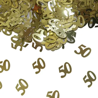 Produktbild von Folat 05327, Loses Konfetti, Gold, 1 Farben, Anzahl, Kunststoff, Geburtstag