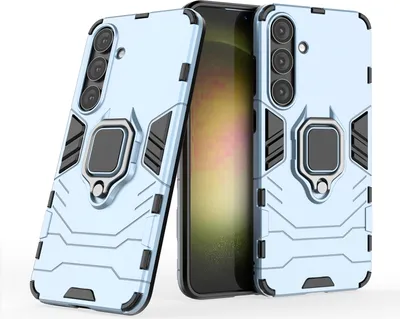 Produktbild von Handyhülle für Samsung Galaxy S25+ Ring Case Hülle Outdoor Back Cover Bumper in Türkis