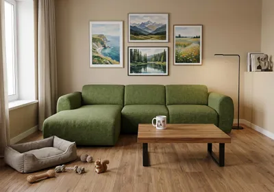 Produktbild von Ecksofa Softy – s Ecksofa für das Wohnzimmer, weich & federnd, große Eckcouch 297x180 cm