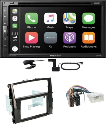 Produktbild von Pioneer AVH-Z5200DAB CarPlay USB MP3 CD Einbauset für Mitsubishi Pajero ab 2015