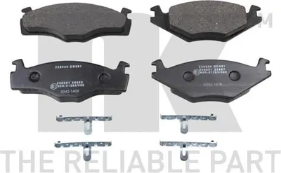 Produktbild von NK Bremsbeläge Satz Vorne Bremsklötze für VW GOLF III (1H1) 229969