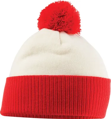 Image de Beechfield - Casquette "Snowstar" pour homme/femme unie BC5281 (Taille unique) (Blanc naturel/Rouge vif)