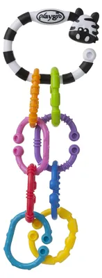 Produktbild von Playgro Zebra 9 Links, 0,25 Jahr(e), Mehrfarbig