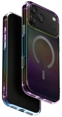 Immagine prodotto di Custodia unica Iridescia per iPhone 17 Pro Max Magclick Charging - multicolore