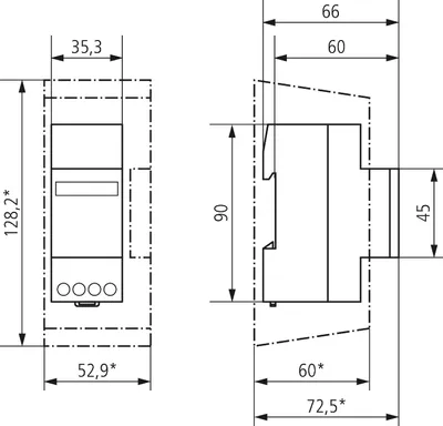Produktbild von THEBEN AG Betriebsstundenzähler BZ148 12-150V DC / 24-240V AC 148000