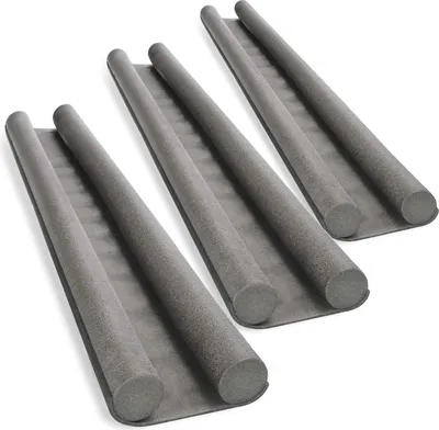 Produktbild von Zugluftstopper für die Tür - Türbodendichtung mit doppelter Abdichtung - 86 cm