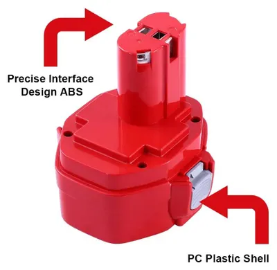 Imagen del producto de Batería de repuesto para herramientas - 2 unidades - 12800 mAh - 14.4 voltios - NI-MH