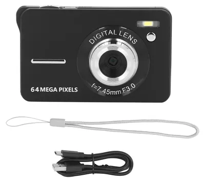 Produktbild von Digitalkamera 4K 64m HD 18x Auto Focus Multifunktionaler Taschenkompaktzoom