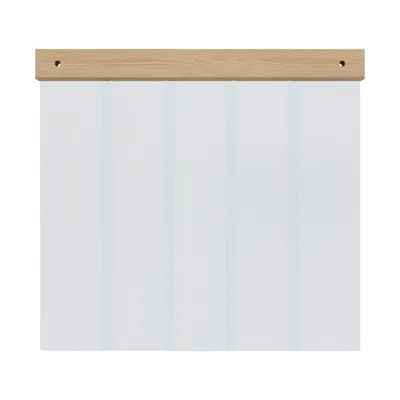 Image de Rideau pour maison de chat outdoor XXL plastique résistant aux intempéries cabane 20x20 cm 8977