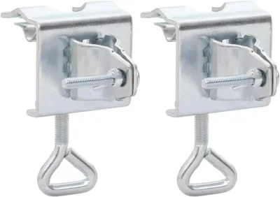 Produktbild von Balkonschirmklemmen 2 Stück 32 mm aus verzinktem Stahl