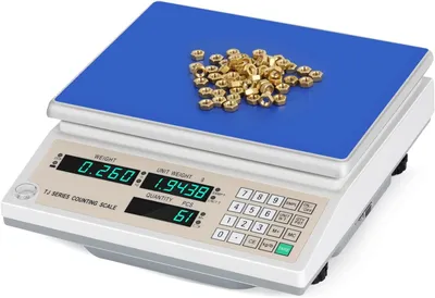 Immagine prodotto di Bilancia digitale, da 3 a 30 kg, con componenti di precisione, bilancia, contatore di monete, unità di conversione kg/lb, bilancia elettronica, bilancia industriale (30)