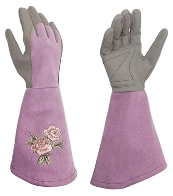 Produktbild von Robuste Leder-Gartenhandschuhe für Gartenarbeiten