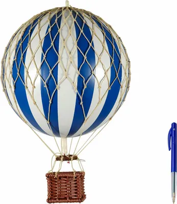 Immagine prodotto di Authentic Models Hängedekoration Travels Light Blue White, Ballon, Kunststoff / Papier, AP161BW