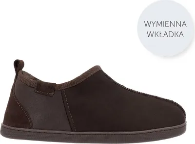 Produktbild von Vanuba Herren Pantoffeln Dorper Lammfell-Hüttenschuhe | geschlossene Hausschuhe in Gr. 40-47 und 4 Farben, handgefertigt
