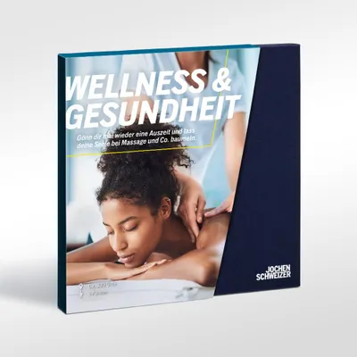 Produktbild von Jochen Schweizer Geschenkbox Wellnessbehandlungen; Erlebnis verschenken oder selbst erleben;