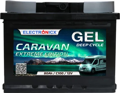 Immagine prodotto di Batteria elettronica per camper EXTREME Edition GEL 80 Ah 12 V per camper e imbarcazioni