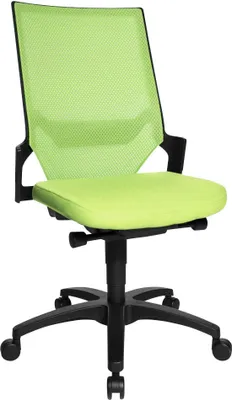 Produktbild von Topstar Bürostuhl Autosynchron®-1, AU1000 T35 Stoff grün, Gestell schwarz