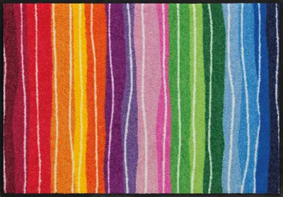 Produktbild von Salonloewe: Waschbare Fußmatte WAVY LINES (SLD1075-50X75)