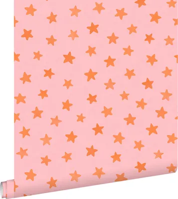 Obrázok produktu pre ESTAhome tapety malé hviezdy ružová a oranžová 50 x 900 cm