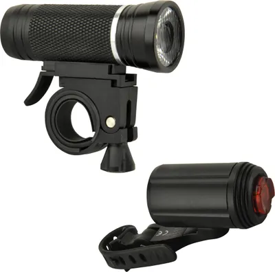 Produktbild von FISCHER Fahrrad-LED-Beleuchtungs-Set ALU 30/15 Lux