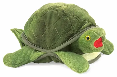 Produktbild von Folkmanis Handpuppe Baby Schildkröte 2521