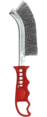 Image de Brosse à main Manche en plastique Rouge Acier 260x41 Norton - Norton