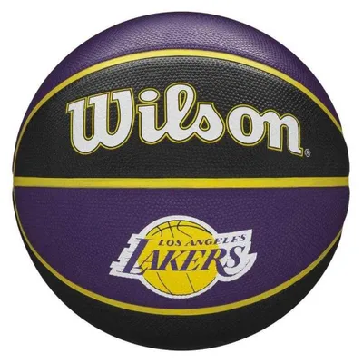 Immagine prodotto di Wilson - Pallone da basket "Los Angeles Lakers", NBA PP9355 (7) (nero/viola)
