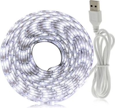 Produktbild von USB-betriebener monochromer Lichtstreifen, TV-Hintergrund, Schrankdekoration, Lichtleiste, flexibles Design