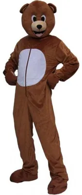Image de Deguisement adulte peluche ours taille unique