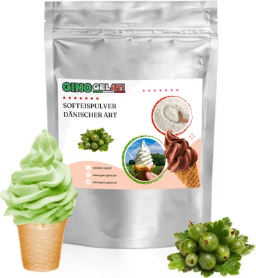 Zdjęcie produktu dla Duńskie miękkie lody agrestowe w proszku 1 kg
