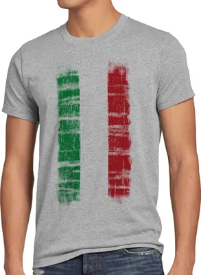 Produktbild von BaumwolleCloud Italien Vintage Flagge Herren T-Shirt