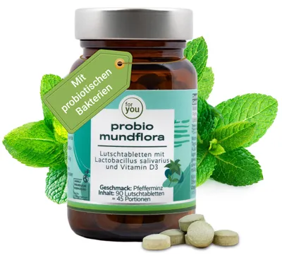 Zdjęcie produktu dla for you probio oral flora - pastylki do ssania
