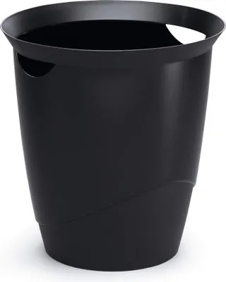 Zdjęcie produktu dla DURABLE Kosz na ?mieci TREND 16L okr?g?y, Czarny, 1701710060