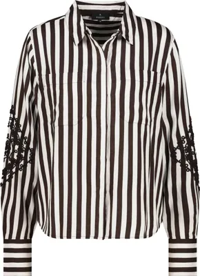 Produktbild von Monari GmbH (59) Bluse, dark chocolate ringel 565 565 42