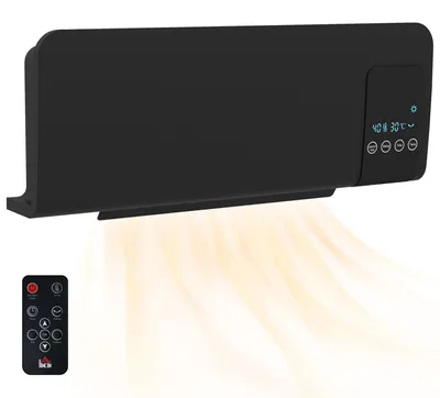 Productafbeelding van HOMCOM Wandheater, 2000W, keramisch, met afstandsbediening
