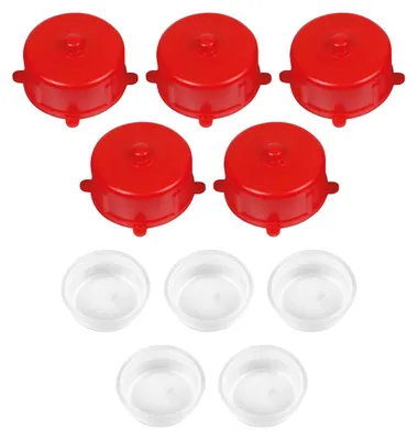 Immagine prodotto di Set di 5 tappi in plastica per la bombola