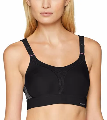 Produktbild von Triumph Damen Sport-BH Triaction Extreme Lite N EX, ohne Bügel, Gepolstert, 85C, Schwarz