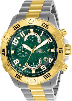 Zdjęcie produktu dla Invicta S1 Rally 26099 Zegarek Męski - Mechanizm Kwarcowy - Stal Nierdzewna z Zieloną Tarcza - 48 mm