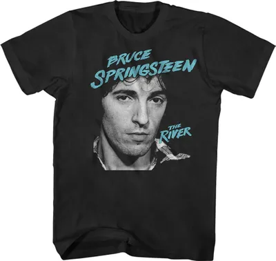 Produktbild von Bruce Springsteen - "River 2016" T-Shirt für Herren/Damen Uni RO2269 (M) (Schwarz)