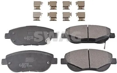 Produktbild von SWAG Bremsbeläge Satz Vorne Bremsklötze für TOYOTA AVENSIS Station Wagon (ZRT27, ADT27) 33 10 6381