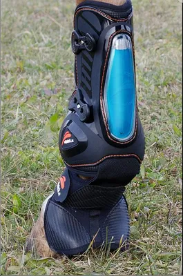 Obrázek produktu pro kamaše eQuick eShock Overreach, přední, černé, velikost:L