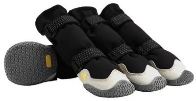 Immagine prodotto di INF Set di 4 Scarpe Riflettenti Impermeabili per Cani - Protezione Zampe per Cani di Taglia Piccola, Media e Grande M